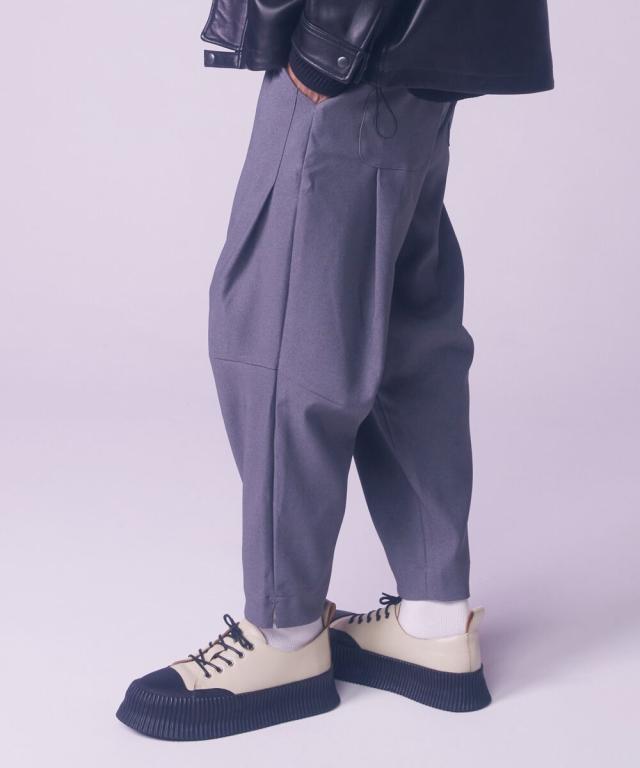 レアセル（rehacer）/rehacer : SOLOTEX Over Easy Tuck Pants / ソロテックス オー