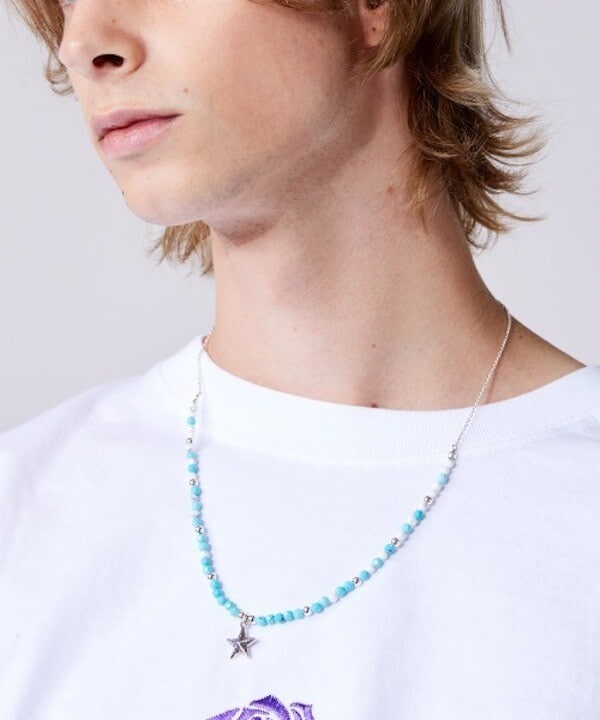 【NEW】レアセル（rehacer）/rehacer : Star Natural Stone Necklace