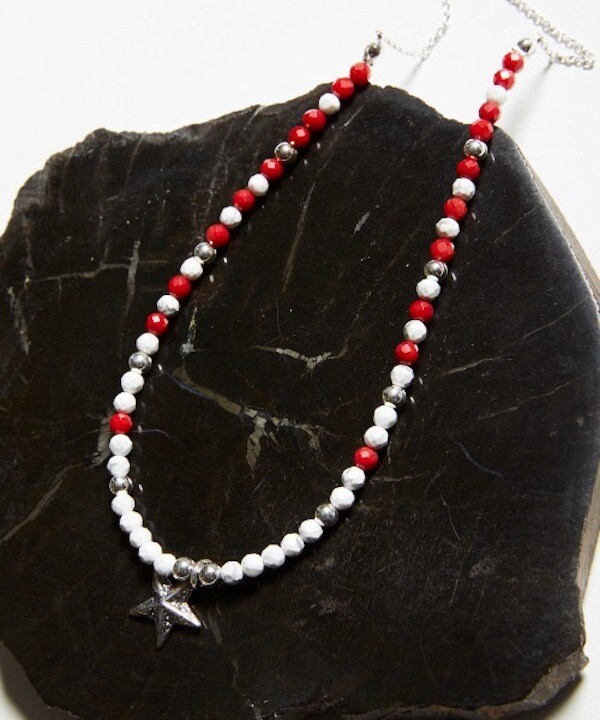 【NEW】レアセル（rehacer）/rehacer : Star Natural Stone Necklace_1