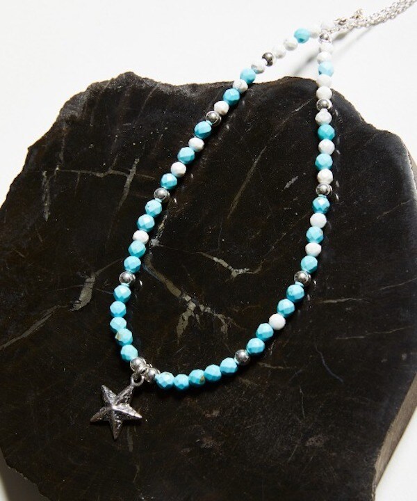 【NEW】レアセル（rehacer）/rehacer : Star Natural Stone Necklace_3
