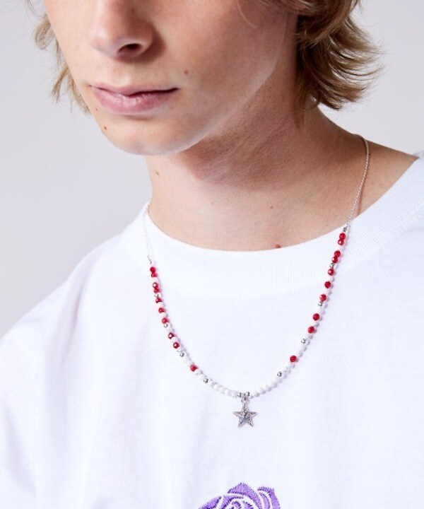【NEW】レアセル（rehacer）/rehacer : Star Natural Stone Necklace_10