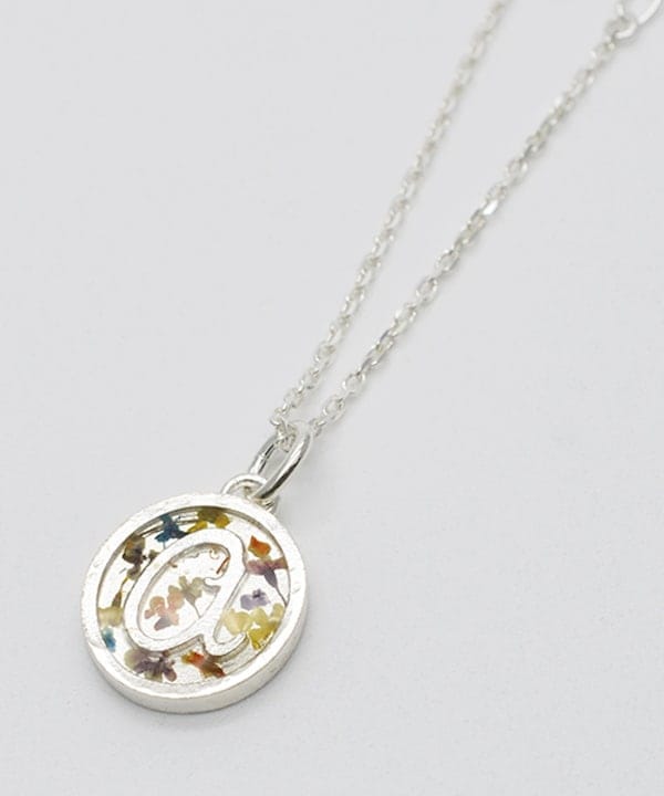 【NEW】レアセル（rehacer）/rehacer : Flower Initial Necklace Made in Japan