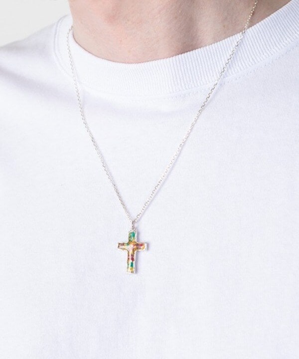 【NEW】レアセル（rehacer）/rehacer : Flower Cross Necklace