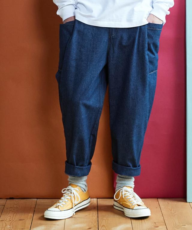 レアセル（rehacer）/rehacer : Bulky Wide Denim Pants