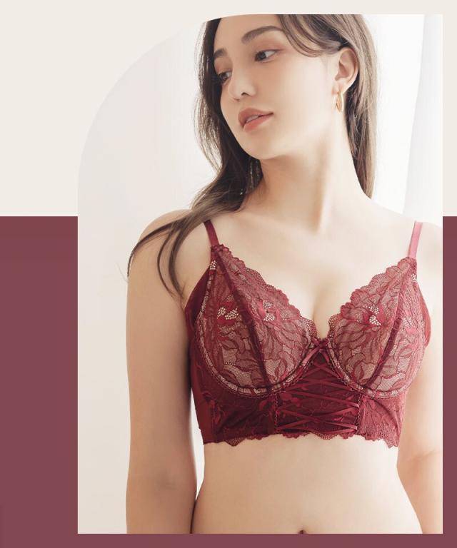ツーハッチ（tu−hacci）/ピオニーレースビスチェブラ【ブラ単品