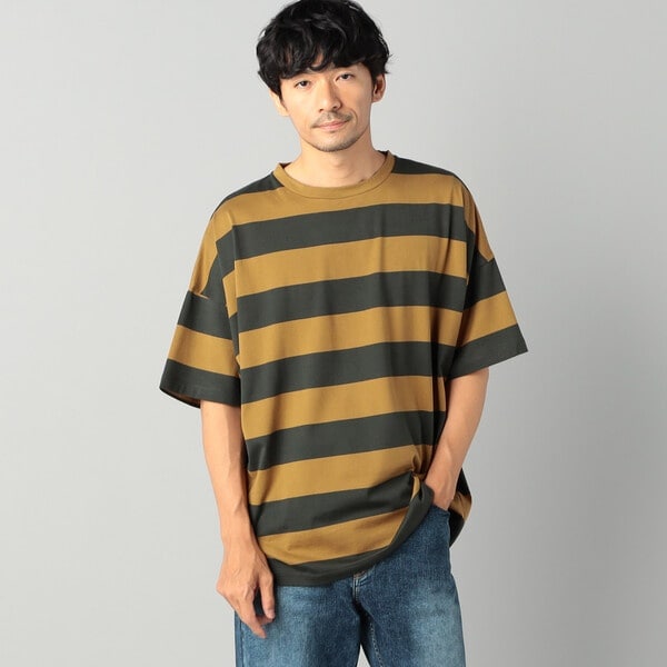 ベータ・メン（BMEN）/ワイドボーダー オーバーサイズTシャツ