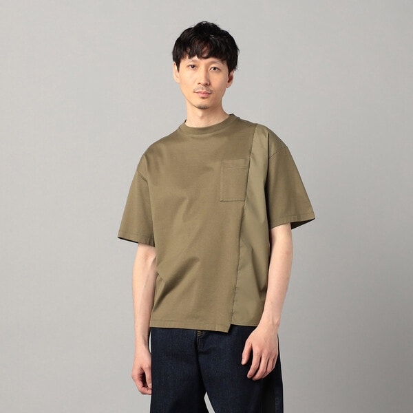 ベータ・メン（BMEN）/アシンメトリー切替 Tシャツ