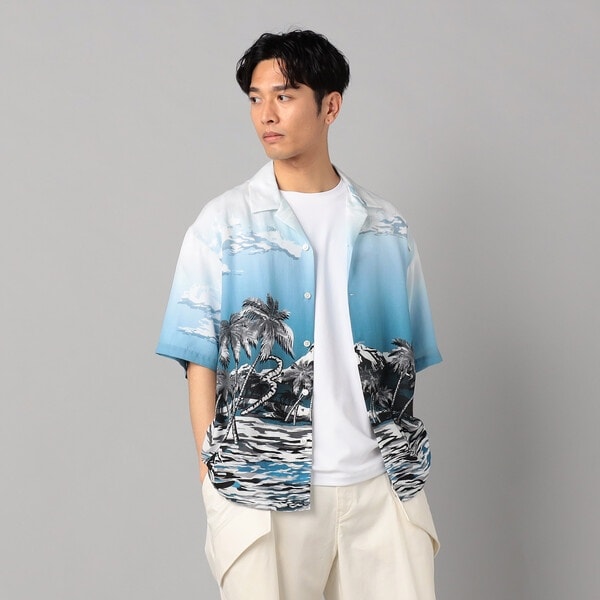 ベータ・メン（BMEN）/βトロピカル柄 アロハシャツ