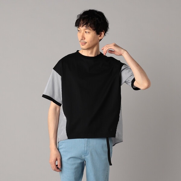 ベータ・メン（BMEN）/ストライプ切替 Tシャツ