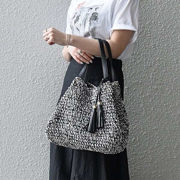 シップス エニィ（SHIPS any）/【WEB限定】SHIPS any: コマアミ トート 24SSの通販は