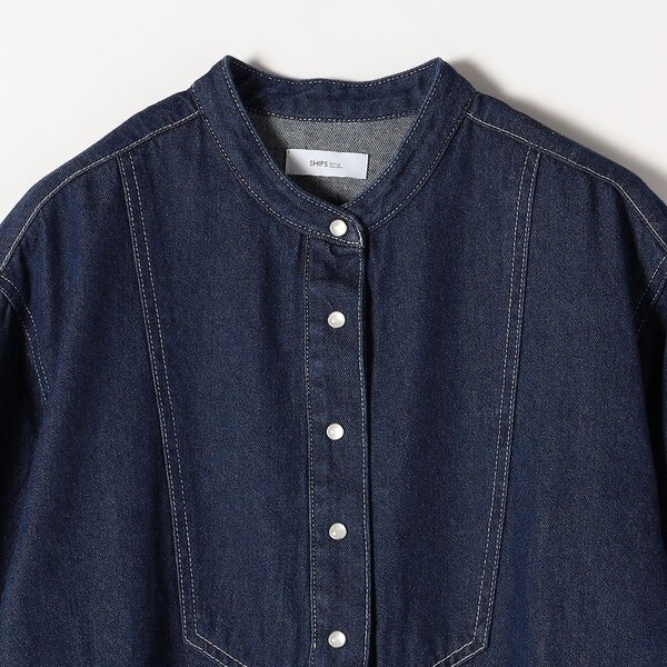シップス エニィ（SHIPS any）/SHIPS any:〈洗濯機可能〉デニム ブザム