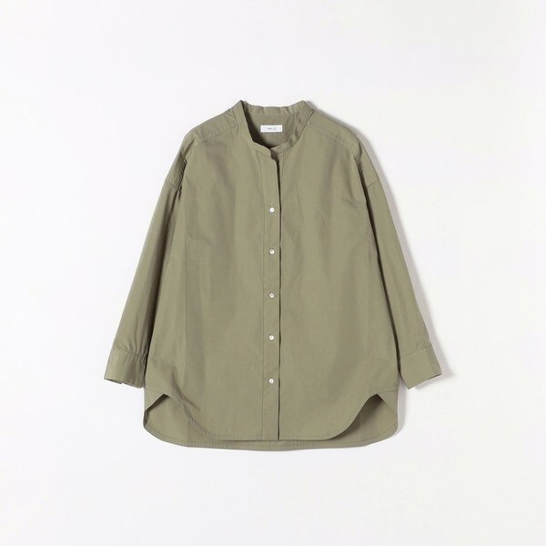 シップス エニィ（SHIPS any）/《一部追加予約》SHIPS any:〈洗濯機可能〉REPREVE バンド カラー シャツ