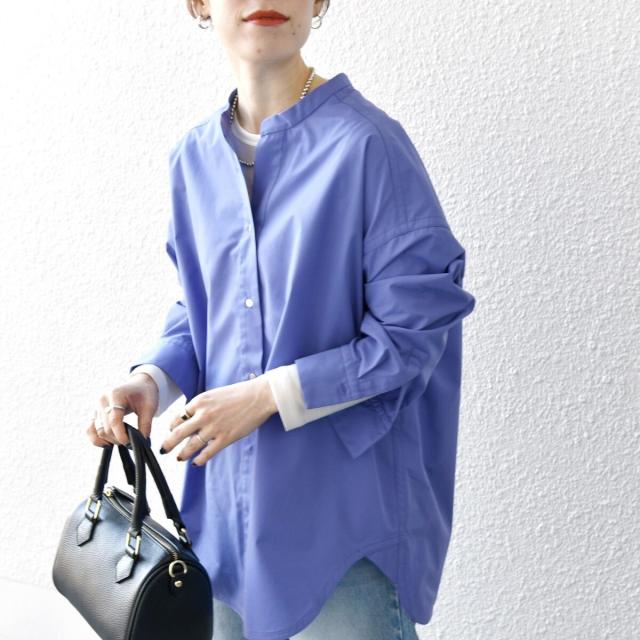 シップス エニィ（SHIPS any）/《一部追加予約》SHIPS any:〈洗濯機可能〉REPREVE バンド カラー シャツ