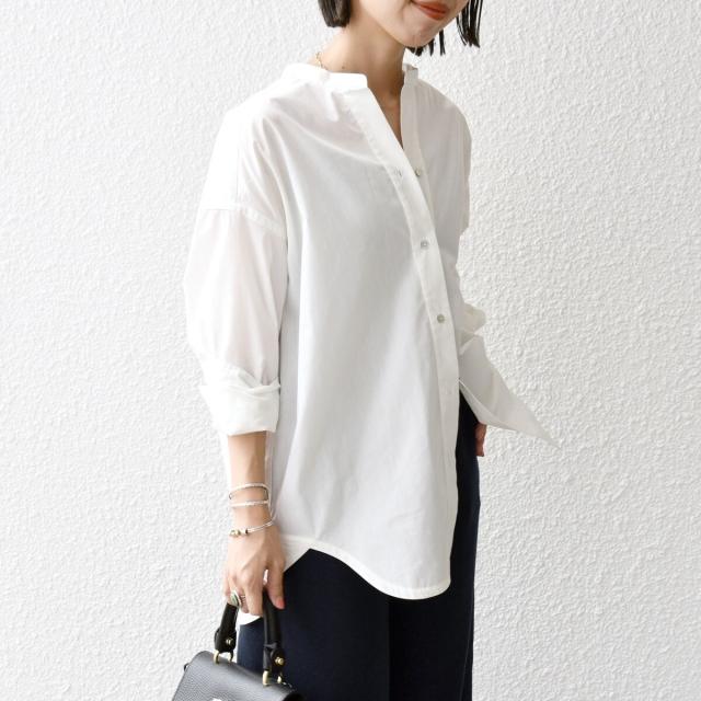 シップス エニィ（SHIPS any）/《一部追加予約》SHIPS any:〈洗濯機可能〉REPREVE バンド カラー シャツ