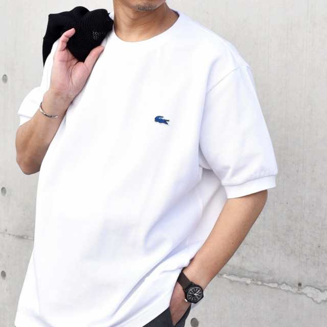 シップス エニィ（SHIPS any）/【SHIPS any別注】LACOSTE: ワンポイント ロゴ ピケ クルーネック Tシャツ 24Sの通販は