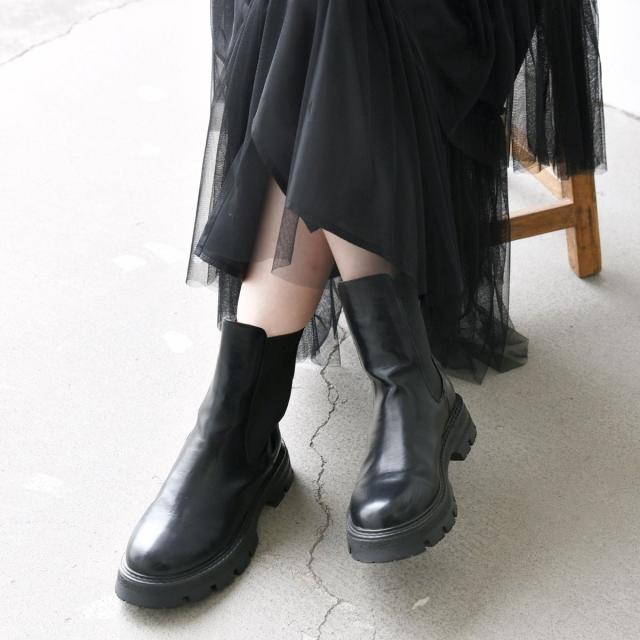 シップス エニィ（SHIPS any）/【WEB限定】SHIPS any: トラックソール サイドゴア ブーツ 24FW