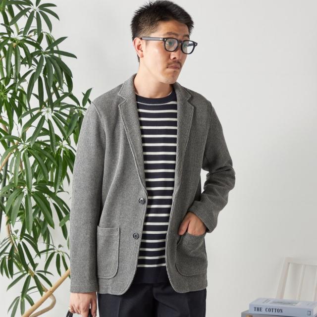 シップス エニィ（SHIPS any）/SHIPS any: 〈洗濯機可能〉TEXBRID(R) 高伸縮 畦編み ニッティング ジャケット◇ シップス エニィ（SHIPS any）/SHIPS any: 〈洗濯機可能〉TEXBRID(R