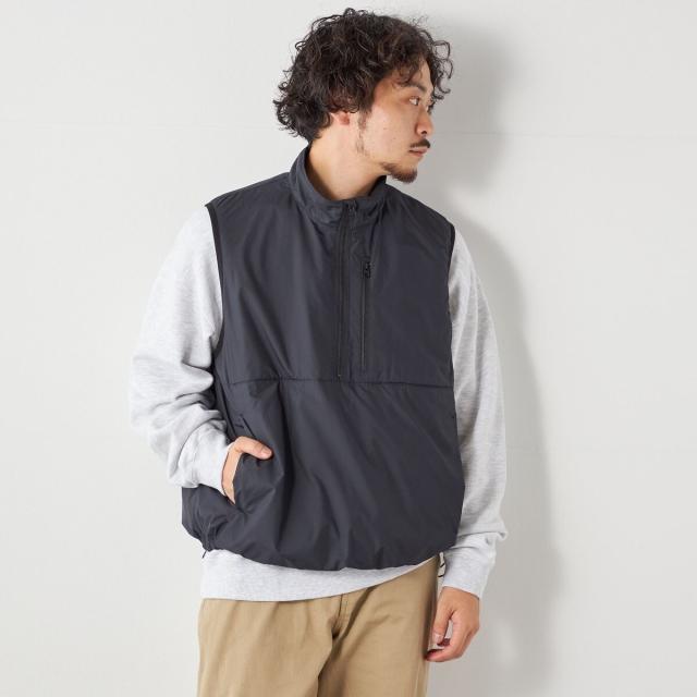 専用 新品未使用 unfil ハーフジップベスト シップス エニィ(SHIPS any)/SHIPS any: 〈軽量・撥水・防風