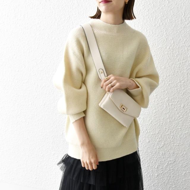 シップス エニィ（SHIPS any）/SHIPS any: コンパクト ウール パフスリーブ  プルオーバーの通販は 7,700円