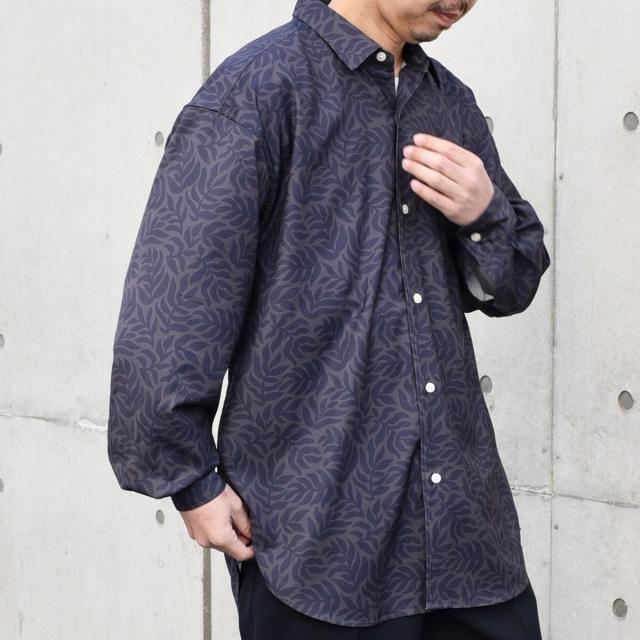 シップス エニィ（SHIPS any）/SHIPS any: ダーク ボタニカル プリント バルーンスリーブ ルーズ シャツ◇の通販は 5,203円