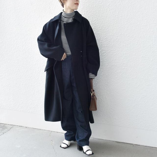 シップス エニィ（SHIPS any）/SHIPS any: バルマカーン コクーン コート2 23AW