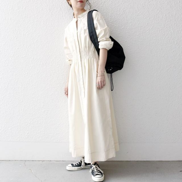 シップス エニィ（SHIPS any）/SHIPS any: シャーリング デニム ポケット ワンピース ［SHIPS any DENIM］_1