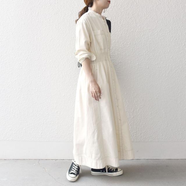 シップス エニィ（SHIPS any）/SHIPS any: シャーリング デニム ポケット ワンピース ［SHIPS any DENIM］_2