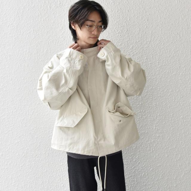 シップス エニィ（SHIPS any）/SHIPS any: 〈洗濯機可能〉ドルマンスリーブ スタンドカラー ショート モッズ ブルゾン◇