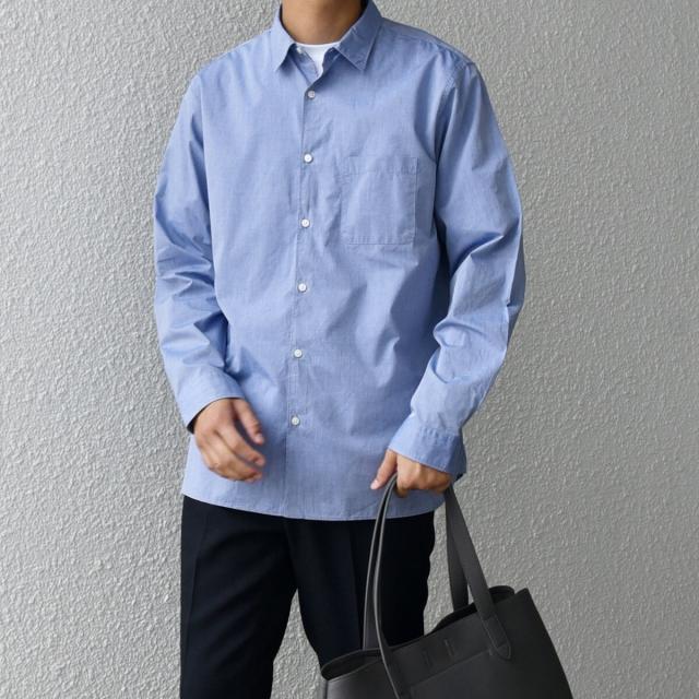 シップス エニィ（SHIPS any）/SHIPS any: ストライプ / ソリッド リラックス レギュラーカラー シャツ 26SS◇_2