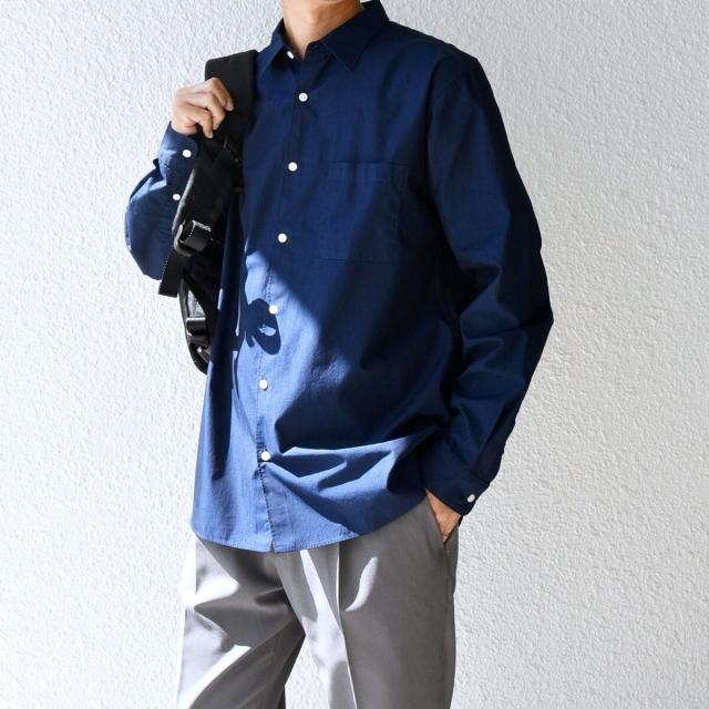 シップス エニィ（SHIPS any）/SHIPS any: ストライプ / ソリッド リラックス レギュラーカラー シャツ 26SS◇_4