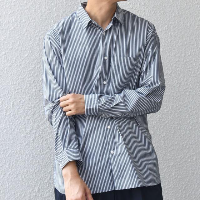 シップス エニィ（SHIPS any）/SHIPS any: ストライプ / ソリッド リラックス レギュラーカラー シャツ 26SS◇_19