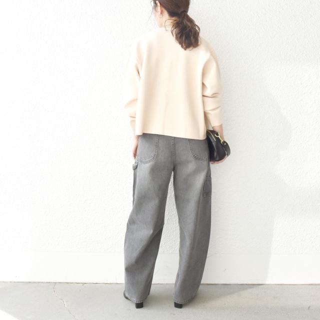 シップス エニィ（SHIPS any）/《一部追加予約》SHIPS any: ミラノリブ ノーカラー ニット ジャケット カーディガン