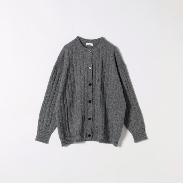 シップス エニィ（SHIPS any）/【WEB限定】SHIPS any:〈手洗い可能〉ヤク ケーブル クルーネック ニット カーディガン2_12