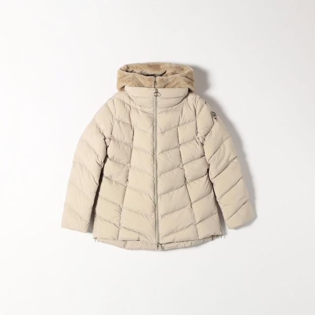 シップス エニィ（SHIPS any）/CAPE HORN: ALVAREZ MATT セミロング フード付き ダウン コート