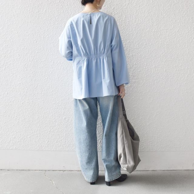 シップス エニィ（SHIPS any）/《一部追加予約》SHIPS any:〈洗濯機可能〉REPREVE ギャザー パフシャツ ブラウス