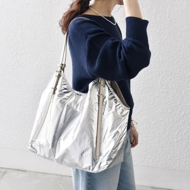 シップス エニィ（SHIPS any）/SHIPS any: A4 メタリック ナイロン トート バッグの通販は 5,500円