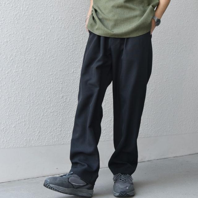 シップス エニィ（SHIPS any）/SHIPS any:〈洗濯機可能〉リネンライク セミワイド パンツ(セットアップ対応) 25SS◇_1