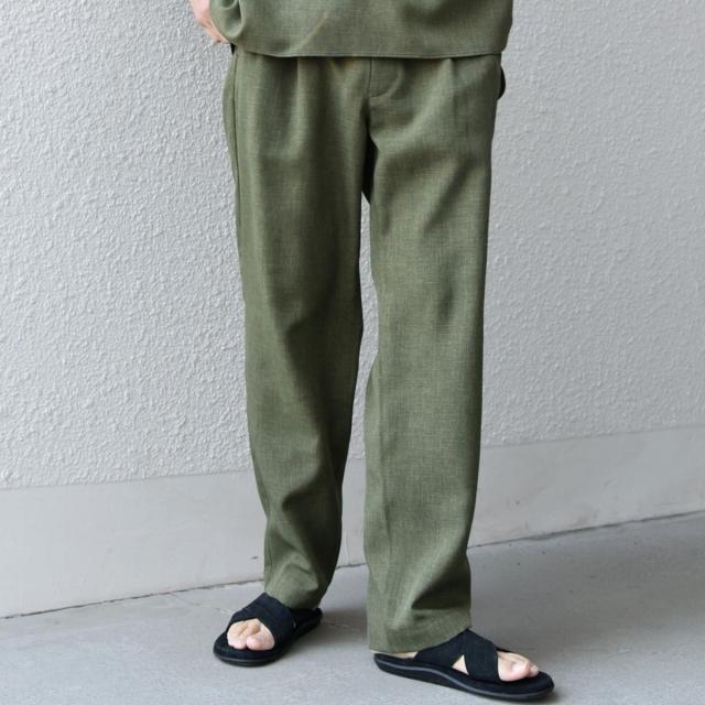 シップス エニィ（SHIPS any）/SHIPS any:〈洗濯機可能〉リネンライク セミワイド パンツ(セットアップ対応) 25SS◇_3