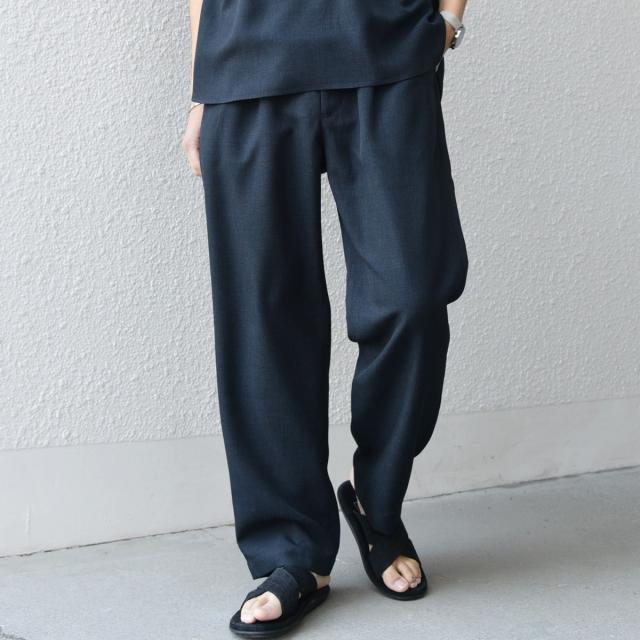 シップス エニィ（SHIPS any）/SHIPS any:〈洗濯機可能〉リネンライク セミワイド パンツ(セットアップ対応) 25SS◇_4