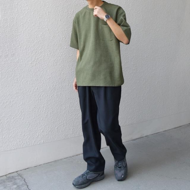 シップス エニィ（SHIPS any）/SHIPS any:〈洗濯機可能〉リネンライク セミワイド パンツ(セットアップ対応) 25SS◇_7