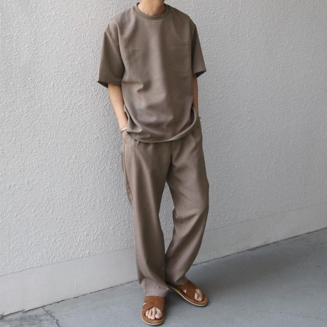 シップス エニィ（SHIPS any）/SHIPS any:〈洗濯機可能〉リネンライク セミワイド パンツ(セットアップ対応) 25SS◇_12
