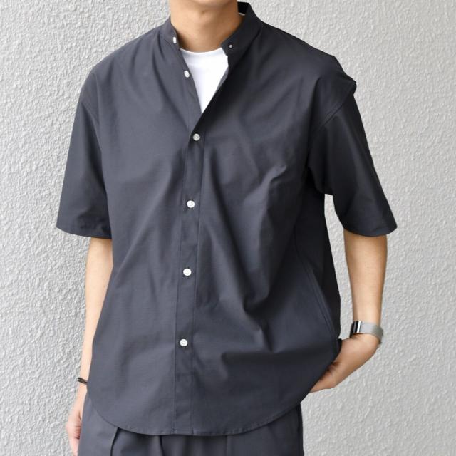 シップス エニィ（SHIPS any）/SHIPS any: 360° THE CIRCLE STRETCH バンドカラー シャツ(セットア_5