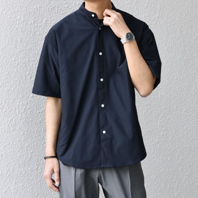 シップス エニィ（SHIPS any）/SHIPS any: 360° THE CIRCLE STRETCH バンドカラー シャツ(セットア_15