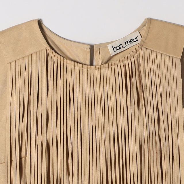 シップス エニィ（SHIPS any）/bon_meur:〈手洗い可能〉フリンジ