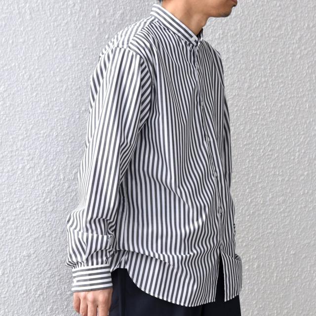 シップス エニィ（SHIPS any）/SHIPS any: LIM BLESS ソリッド / ストライプ バンドカラー シャツ 25AW◇_14