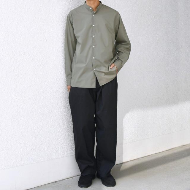 シップス エニィ（SHIPS any）/SHIPS any: LIM BLESS ソリッド / ストライプ バンドカラー シャツ 25AW◇_15