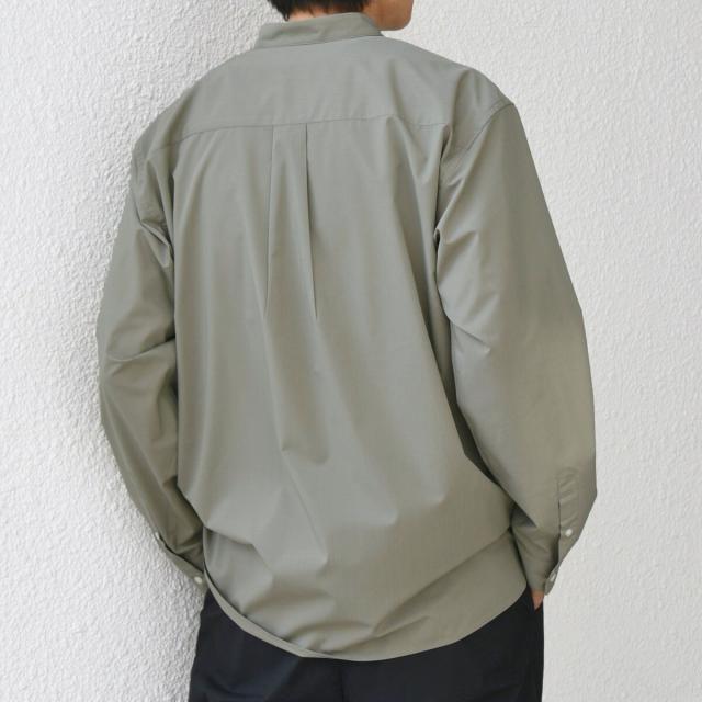 シップス エニィ（SHIPS any）/SHIPS any: LIM BLESS ソリッド / ストライプ バンドカラー シャツ 25AW◇_18