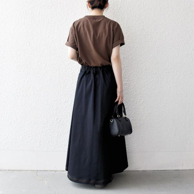 シップス エニィ（SHIPS any）/《一部予約》SHIPS any:〈洗濯機可能〉チノ ステッチ フレア ロング スカート