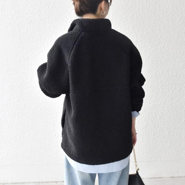 シップス エニィ（SHIPS any）/《一部追加予約》SHIPS any:〈洗濯機可能〉ボア フリース ハーフジップ プルオーバー