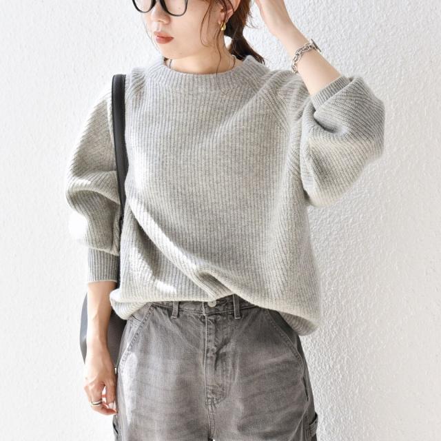 シップス エニィ（SHIPS any）/《一部追加予約》SHIPS any:〈手洗い可能〉AQUA カシミヤ ミックス ハイネック ニット